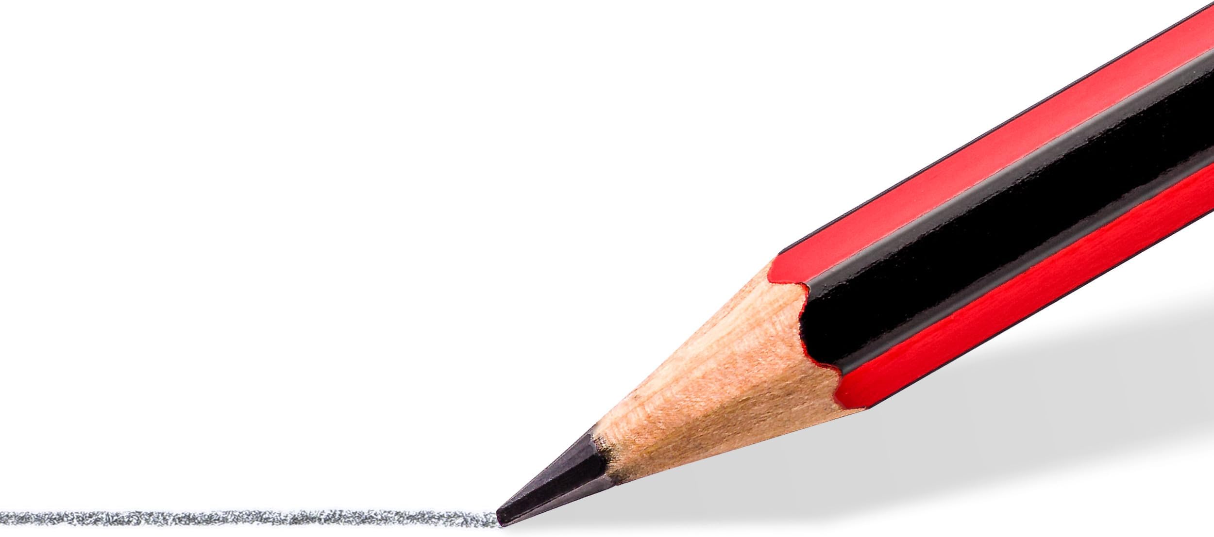 STAEDTLER 110-4B Tradition Graphite Pencil for Drawing & Sketching - 4B (Box of 12)