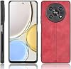 Smartphone Case Compatible with Honor X9 5G, Compatible Models for Honor X30 5G / Magic4 Lite 5G PU Leather Texture PU+PC+TPU 3 in 1 Camera Protective Cover Red
