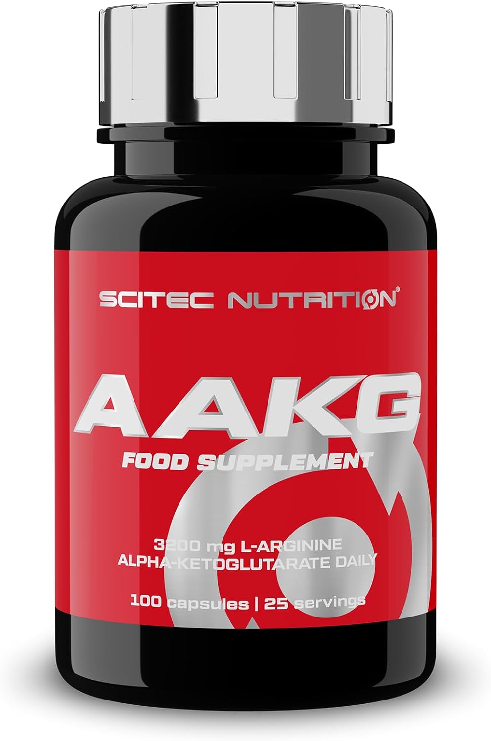 Scitec Nutrition AAKG – Geavanceerde Formule met 3200 mg L-Arginine Alpha-Ketoglutaraat – Pre-Workout Capsules voor Atleten – 100 Capsules
