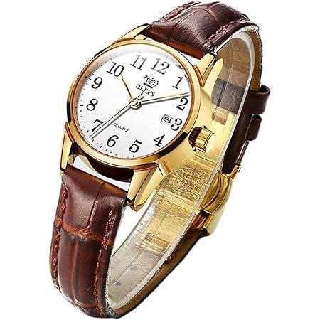 Amazon Olevs女性用 腕時計 レディース ホワイト 超薄型 うで時計 時計 おしゃれ 防水 革ベル トブランド 革 アナログ 小さい シンプルな文字盤 が見やすい ファッション 薄い 薄型軽量 高校生 Watch For Women Ladies レディース腕時計 腕時計 通販