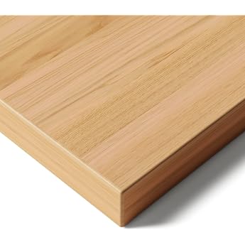 سطح مكتب سطح الطاولة Desktronic 200 &times; 80 سم مثالي للارتفاع- طاولات الطعام المكتبية القابلة للتعديل والمزيد صنع في أوروبا 25 مم سطح طاولة قوي بلوط متين