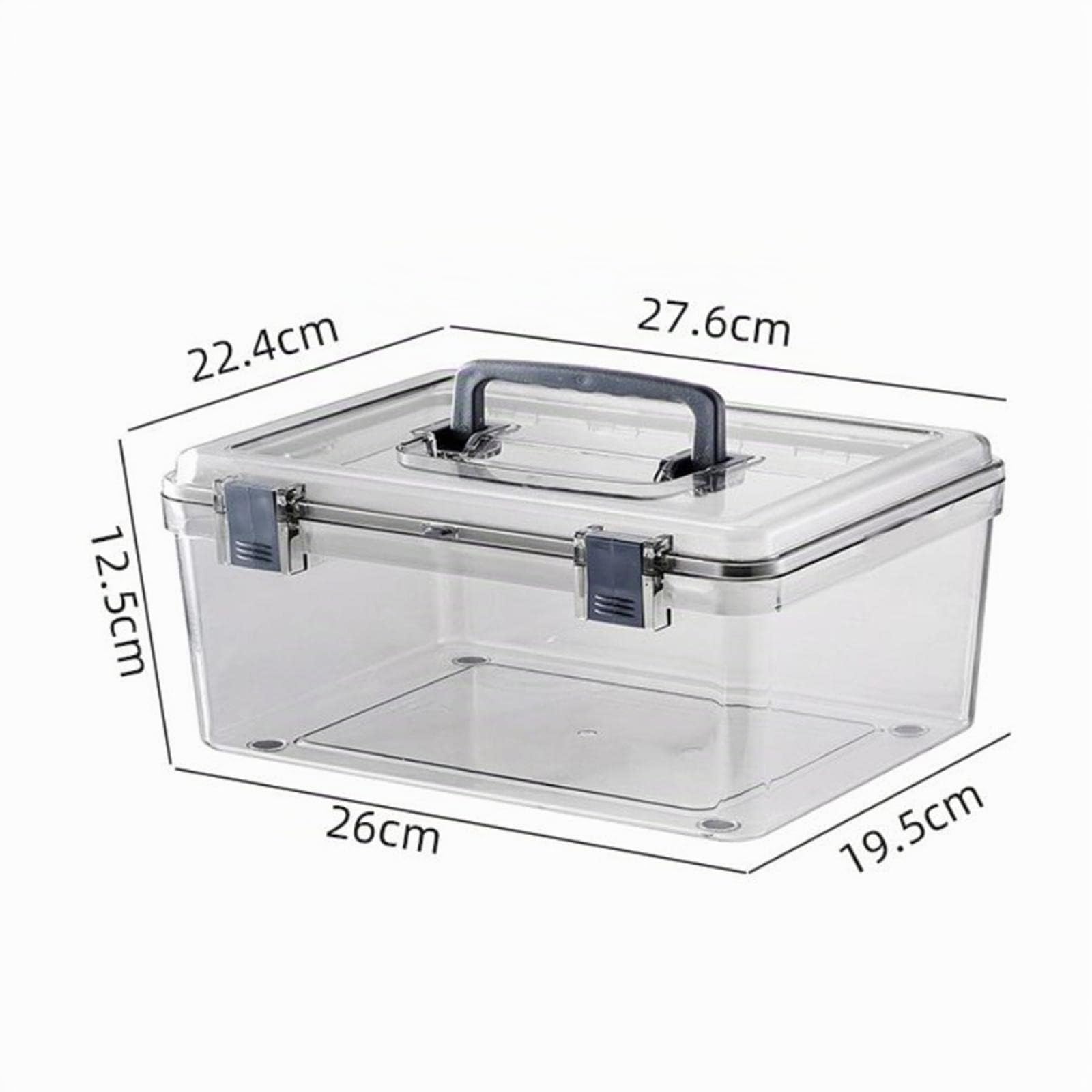 Caja de cámara portátil, caja seca impermeable, con asa, funda para cámara (M)