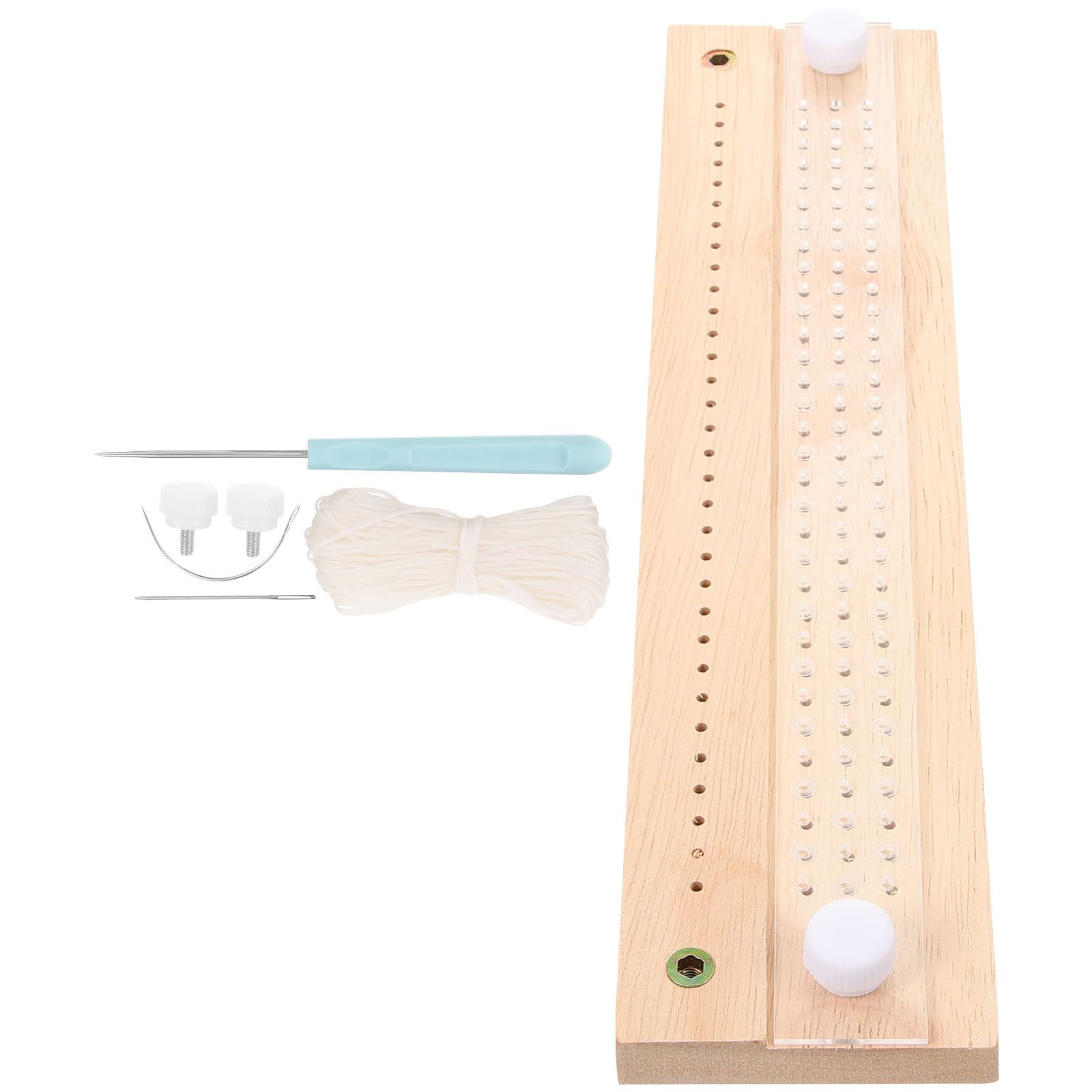 Kit la Rilegatura di Libri Fai da Te Perni di Metallo e Legno, Strumento Resistente per Cucitura e Rilegatura di Diari e Agende Personali
