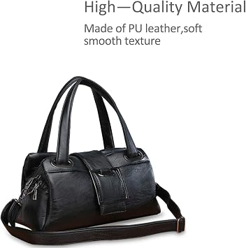 NICOLE & DORIS Women handbags handbags for ladies fashion handbag crossbody bags Women Retro Handbag PU leather Black