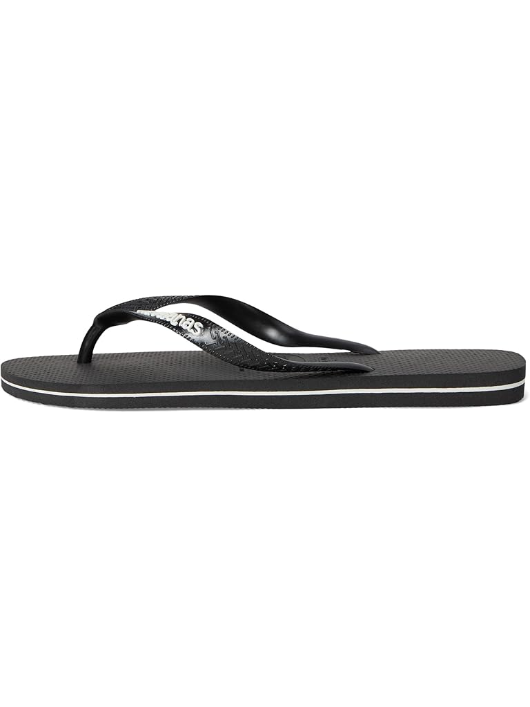 Black Havaianas Logo Filete Sandals