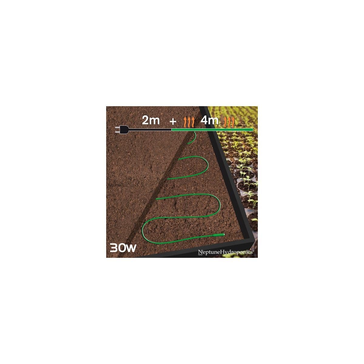 Cordon chauffant 30W 4mètres - Neptune Hydroponics