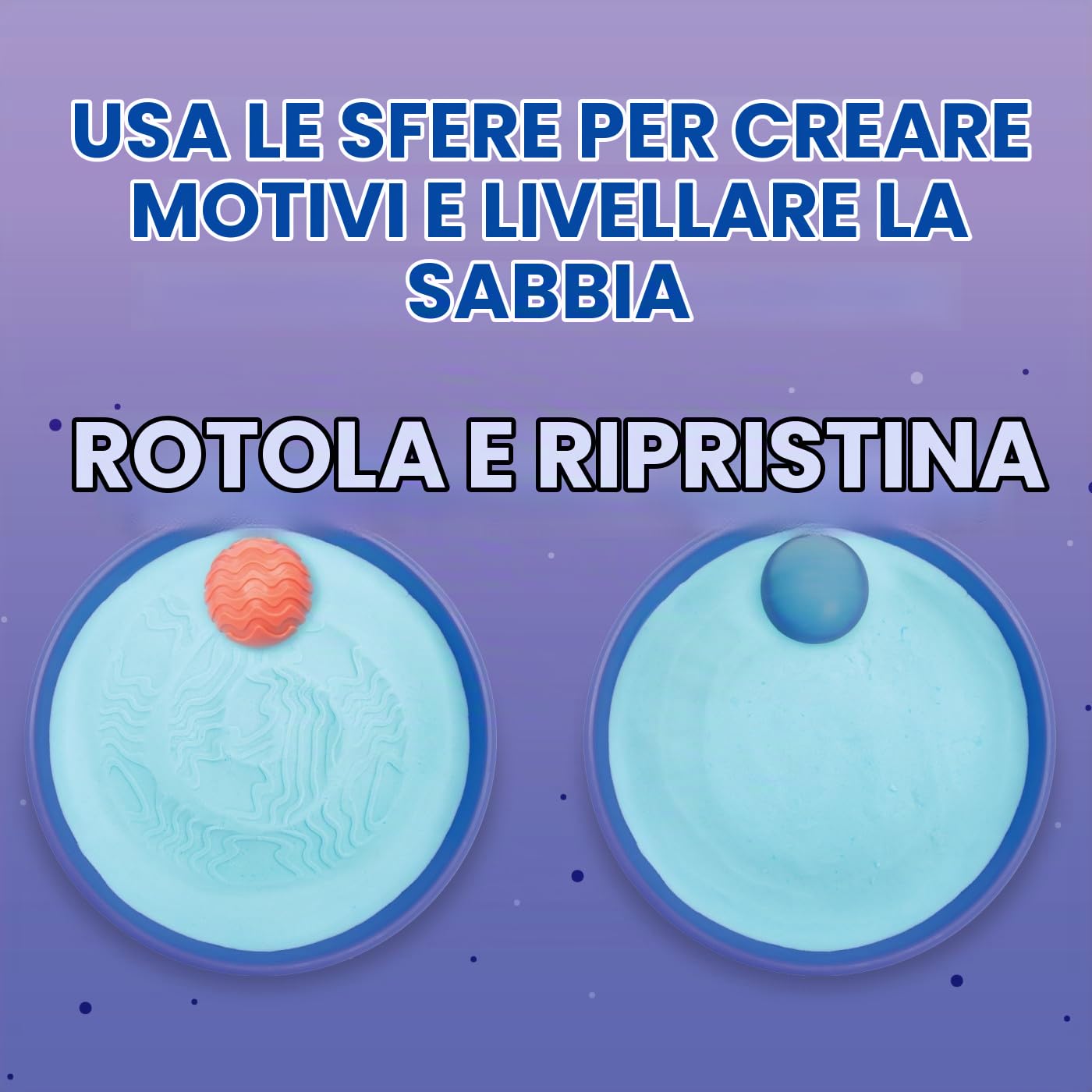 Learning Resources Playfoam Sand Sfere Rilassanti, Gioco Educativo Sensoriale, Attività di Mindfulness per Bambini e Adulti, con Vassoio, Sabbia e Sfere, 5+ Anni