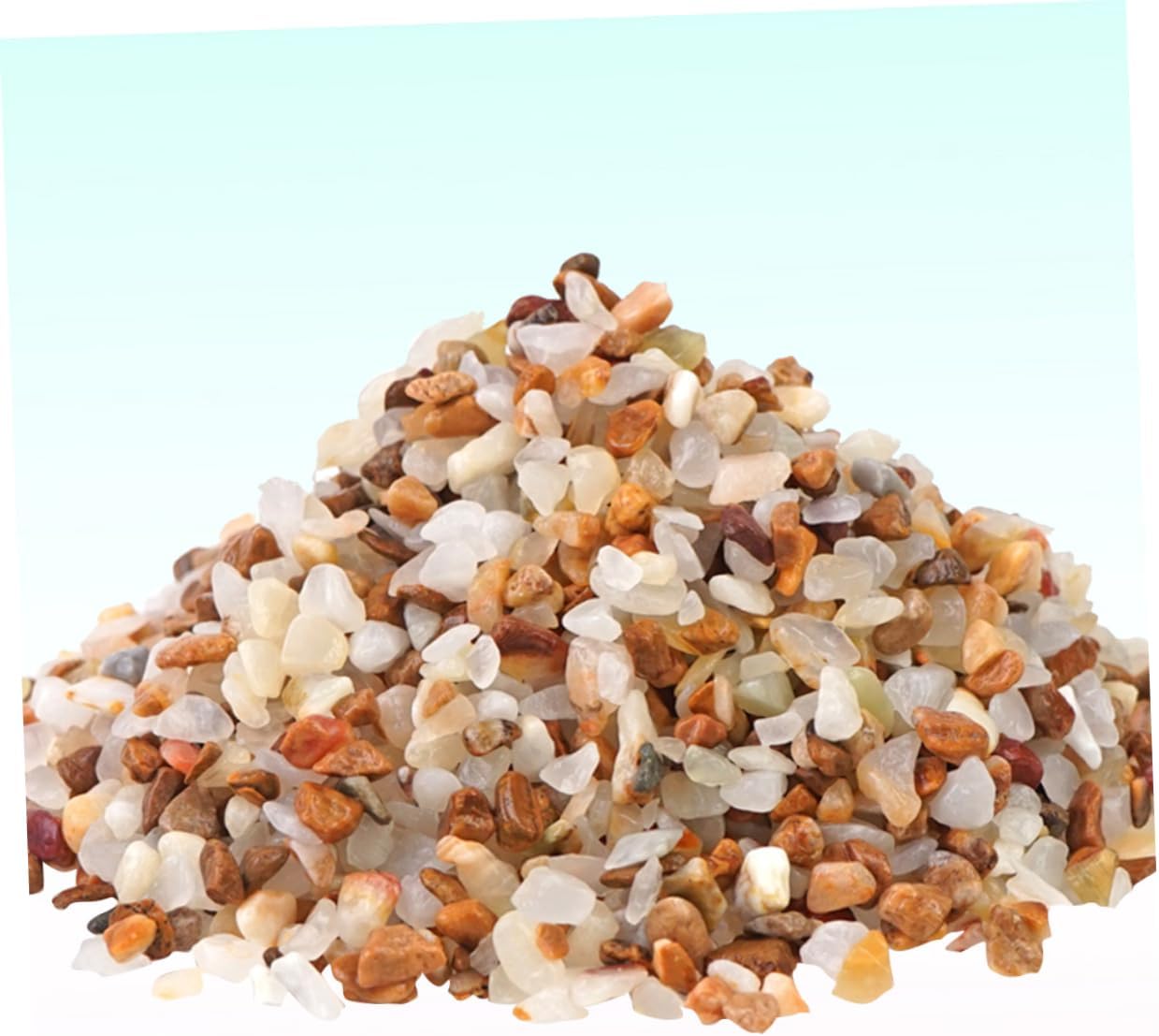 Happyyami 1kg Bag Natural Sandstone Fish Tank Landscape Decoration Aquarium Substrate Fish Tank Bottom