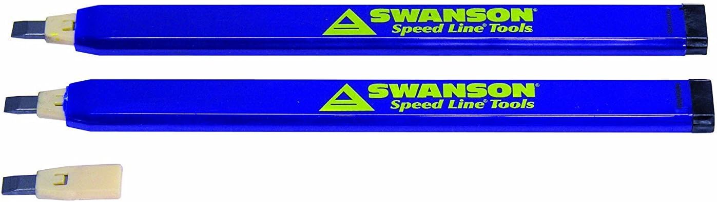 Swanson Tool CP216 12 Pack AlwaysSharp Refillable Carpenter Pencil