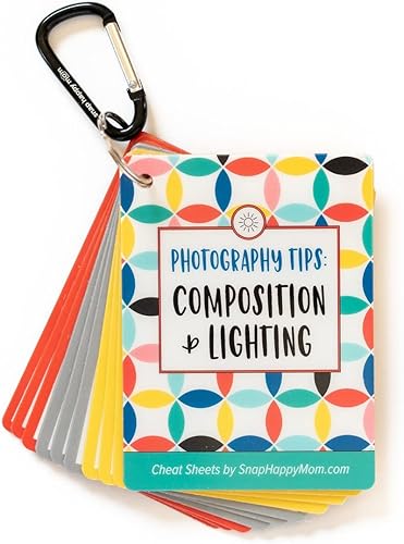 Consejos de fotografía tarjetas de composición e iluminación  Tarjetas de referencia rápida de tamaño bolsillo para principiantes  Snap Happy Mom