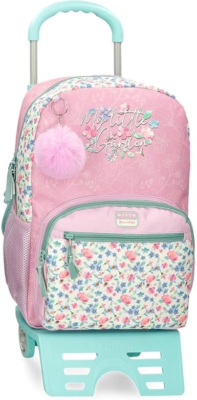Mochila de paseo 28cm movom my little garden - Folio Azul