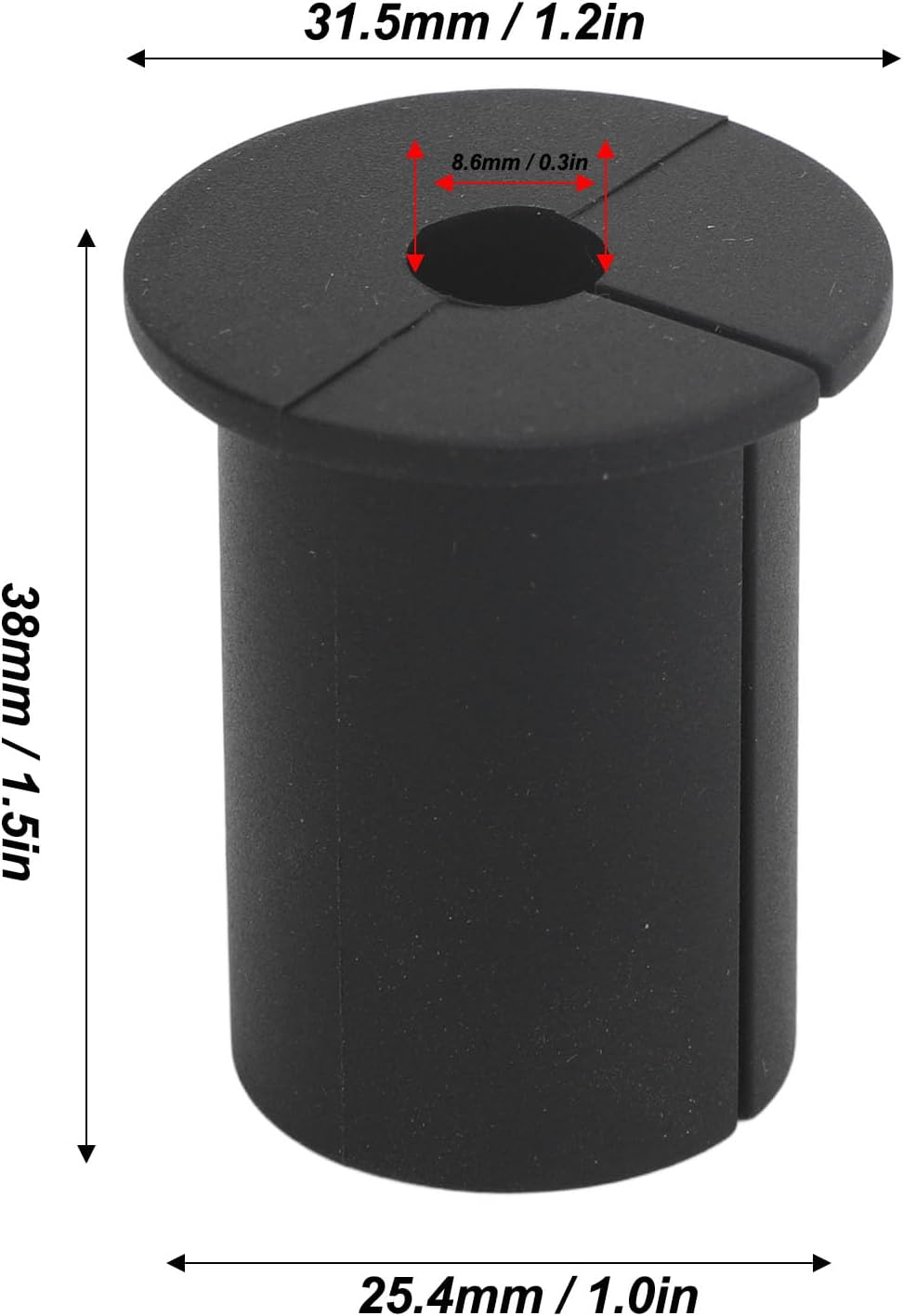10 PCS Cable Routing Kit Compatible with Ethernet Cable, Wall Hole Grommet Silicone Cable Feed Through Bushings Wall Cable Pass Through Bushing Grommets Accessories for Cables (Black)