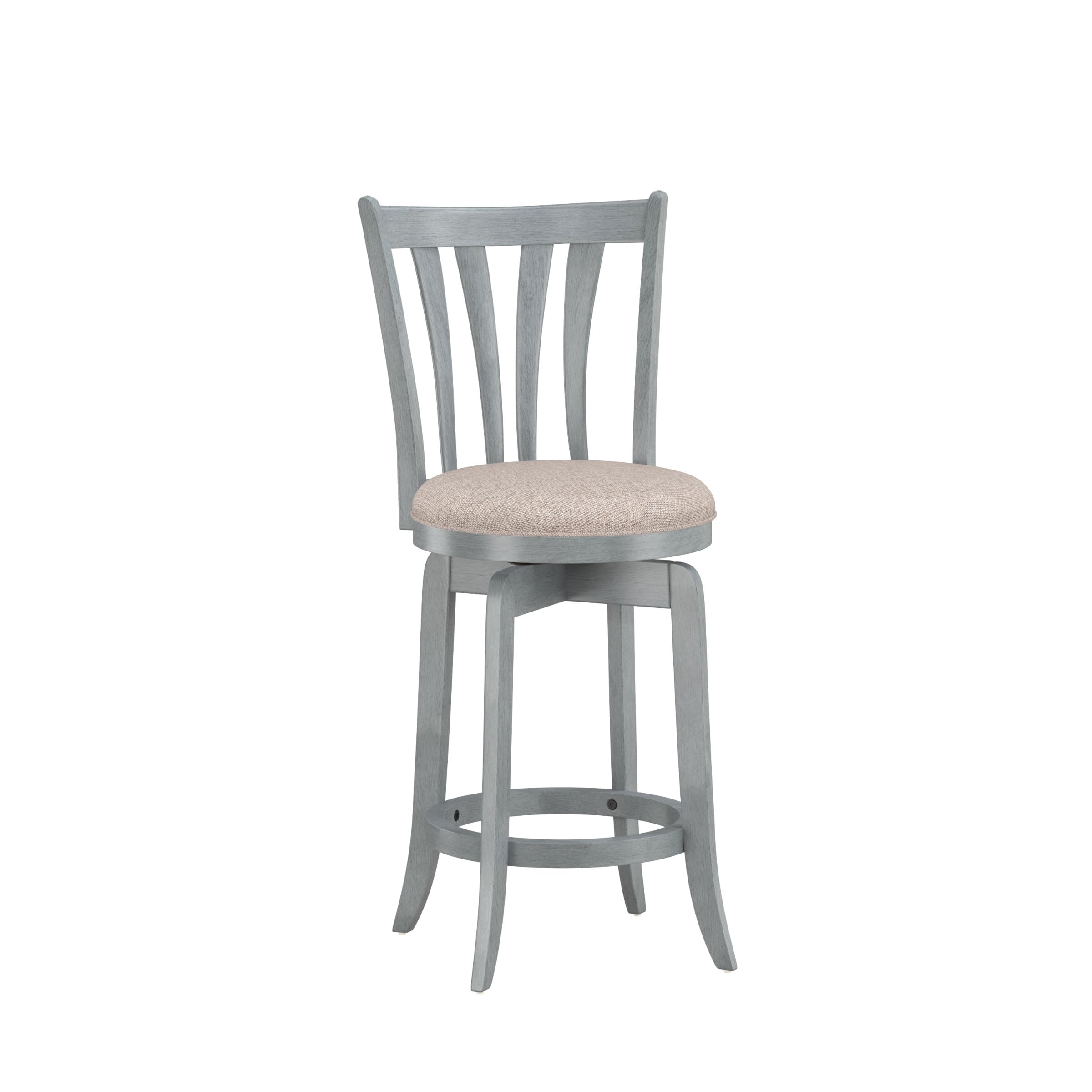 Furniture Hillsdale Savana Swivel Counter Stool, Blue