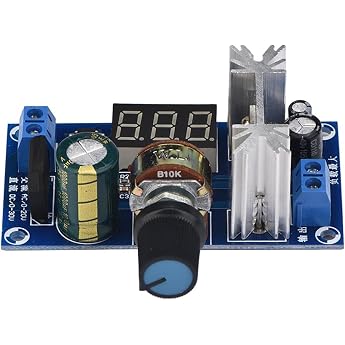 317 Adjustable Power Supply LM317 Power Regulator Adjustable Voltage Regulator Digital Voltage Display Power Supply Board