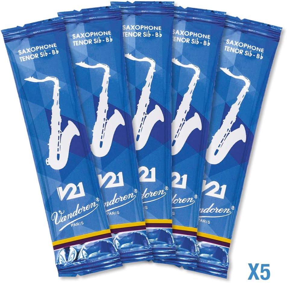 Vandoren SR8235 Tenor Saxophone V21 Reeds Strength 3.5; Box of 5