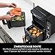 Ninja Double Stack XL Heißluftfritteuse, 2 vertikale Schubladen, 4 Kochstufen, 2 Einschübe, platzsparendes Design, 9,5 L Fassungsvermögen, 6 Funktionen, 8 Portionen, Zange, Schwarz/Kupfer SL400EUCP