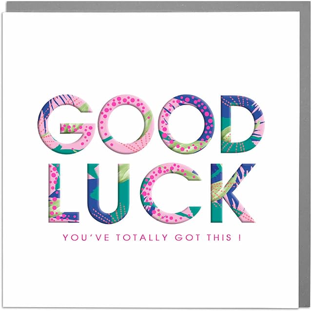 You Totally Got This - Good Luck Card with Grey Envelope by Lola Design