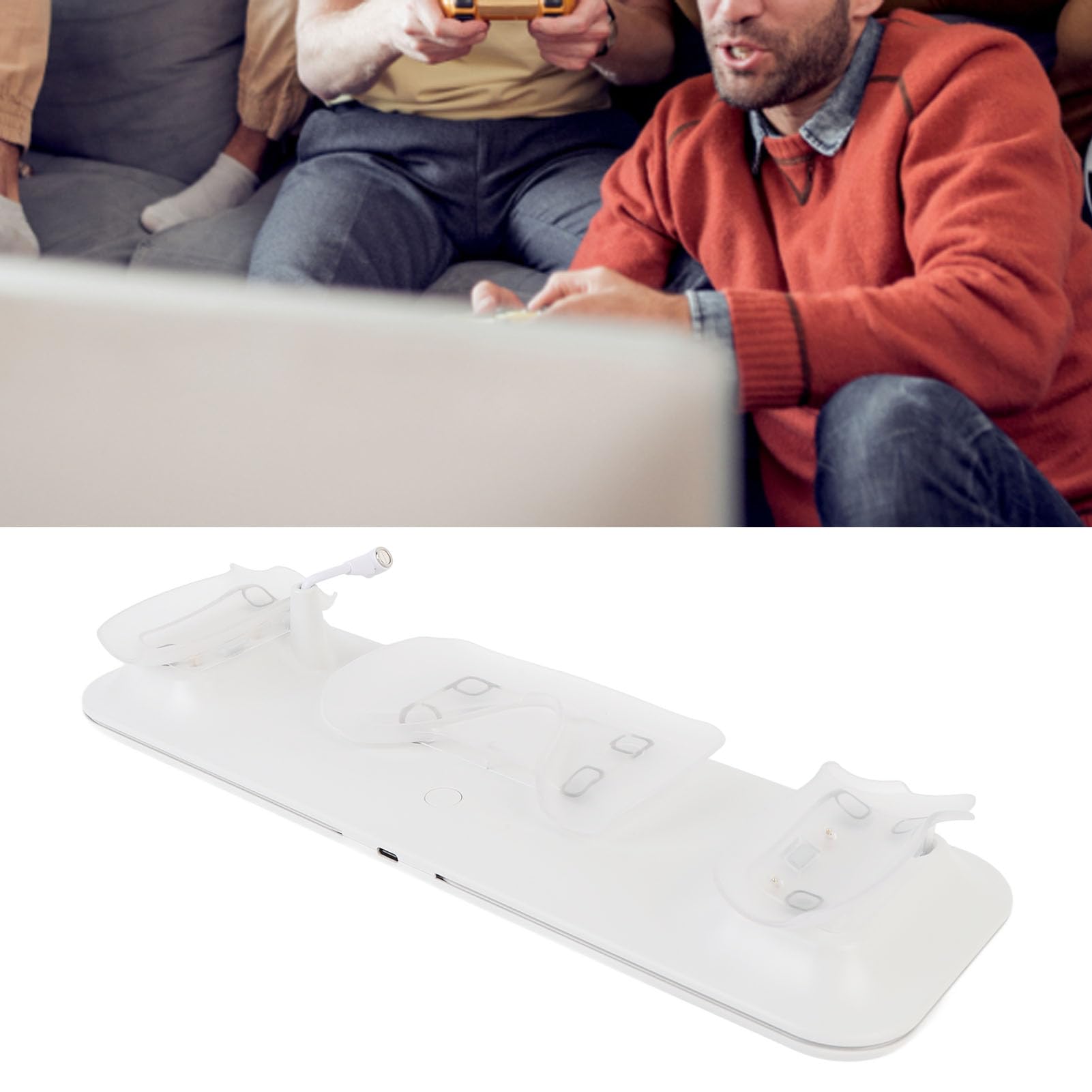 EMUKOEP Dock di Ricarica per Visore e Controller VR Forte Supporto di Ricarica Rapido Magnetico per 3 3S