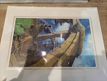 【公式】山本二三展　マット付き額絵くじらぐも　くじらぐもと散歩 公式】山本二三展 マット付き額絵くじらぐも くじらぐもと散歩