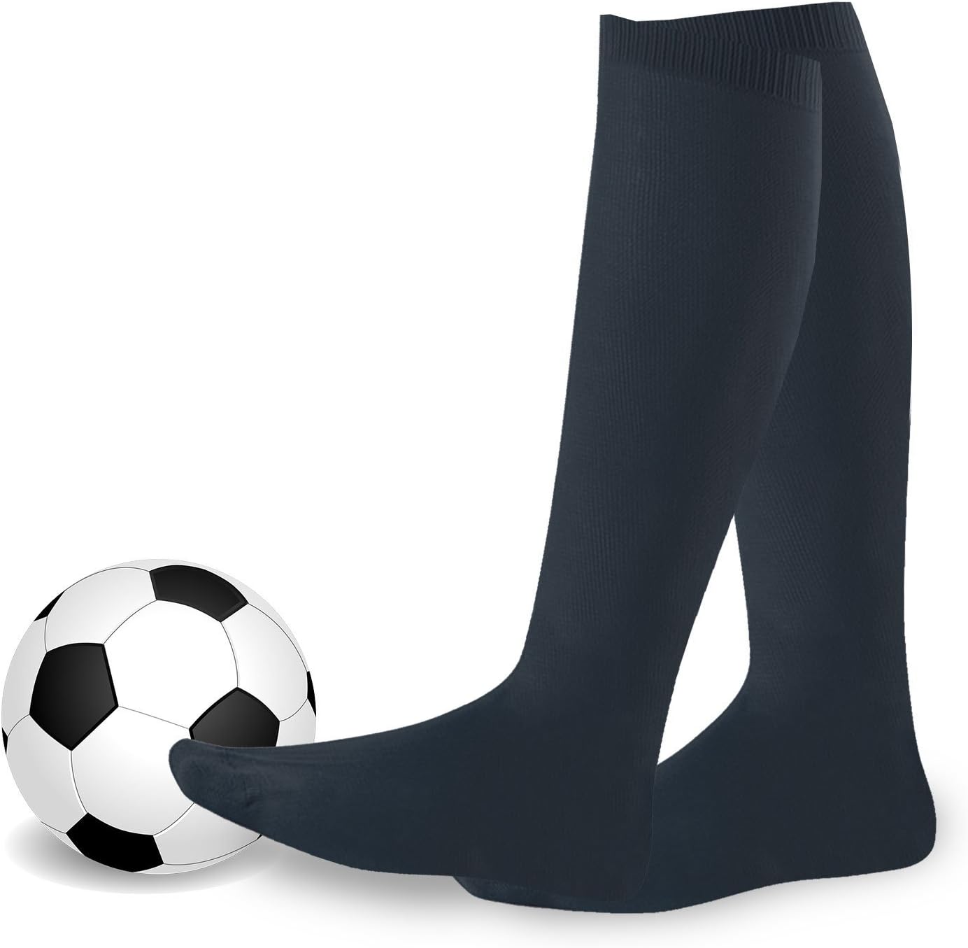 Soccer Athletic Team Sports Knee High Tube Socks Softball Baseball Kids Women Men Unisex - Image 3