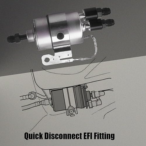 Miniatura 5 de Adaptador de montaje EFI macho de desconexión rápida, conector de manguera de 6AN a 38, accesorios de sistema de combustible de repuesto automotriz,