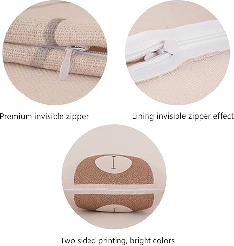 Miniatura 6 de HGOD DESIGNS Funda de cojín con diseño de hada de flores con elfos rosados y mariposas, funda de cojín decorativa para el hogar, sofá, dormitorio,