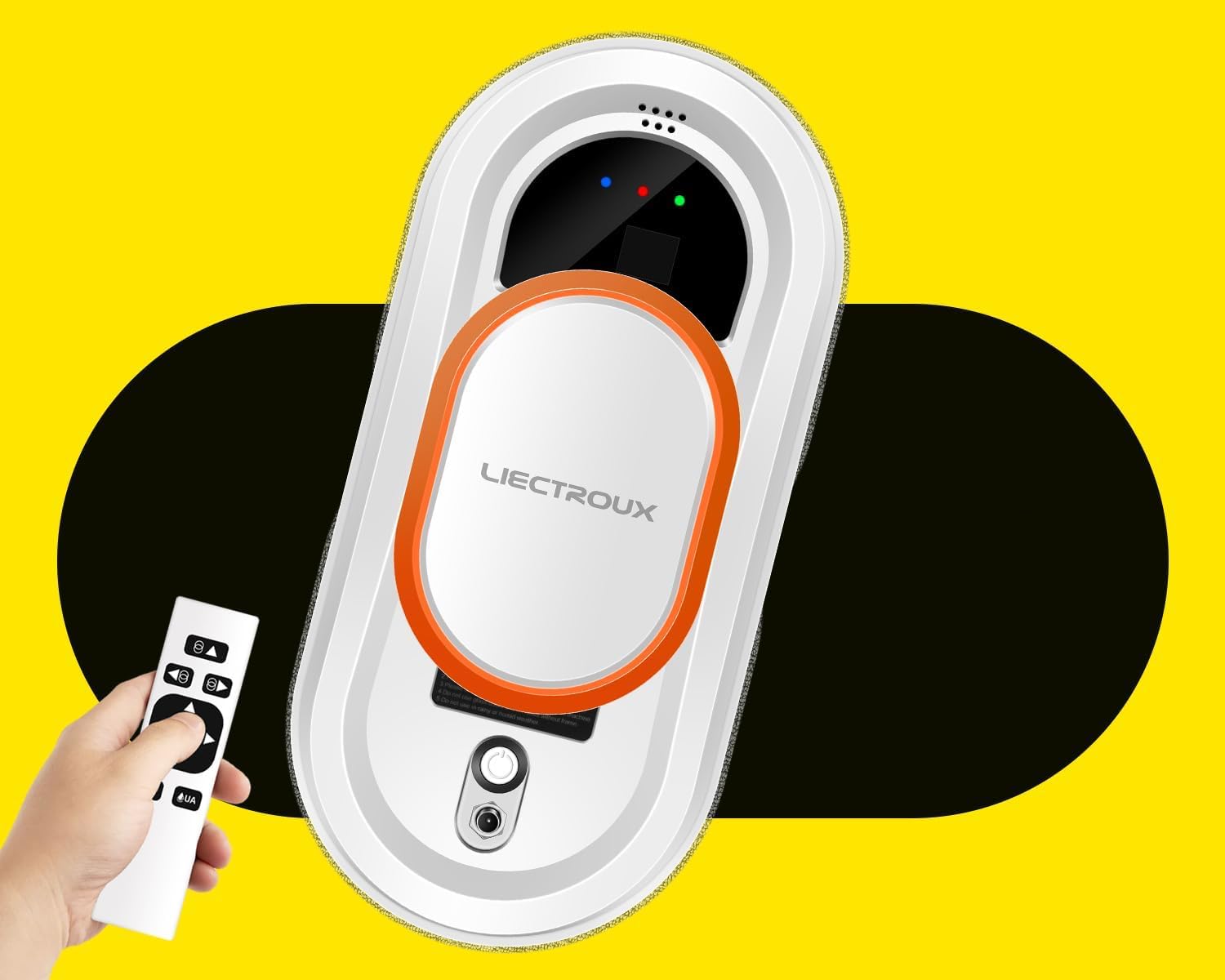 Robot Nettoyeur De Vitres Automatique 5600 Pa - Laveur Intelligent Avec Télécommande, 10 Lingettes Incluses