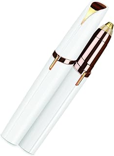 Maquinilla de afeitar a batería/cortapelos eléctrica - Para nariz, orejas, cejas, abajo hombres y mujeres, manual de instrucciones en francés y cepillo pequeño incluido