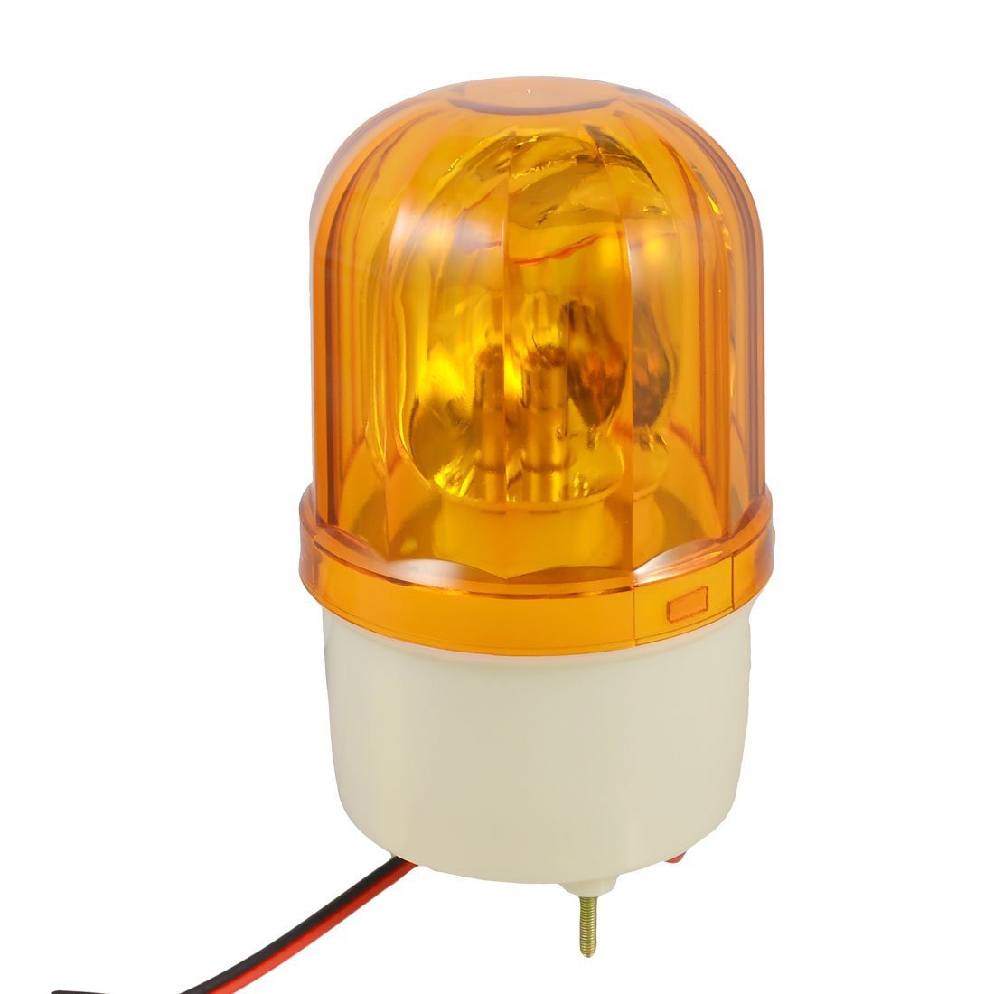 Baomain DC 24V 10W Yellow Rotating Industrial Signal Warning Light LTE