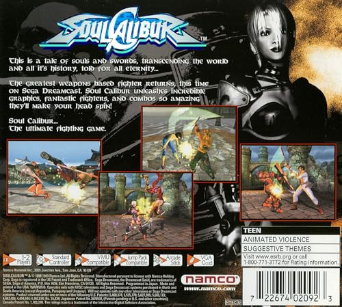 Image of Soul Calibur - Sega Dreamcast (Renewed)