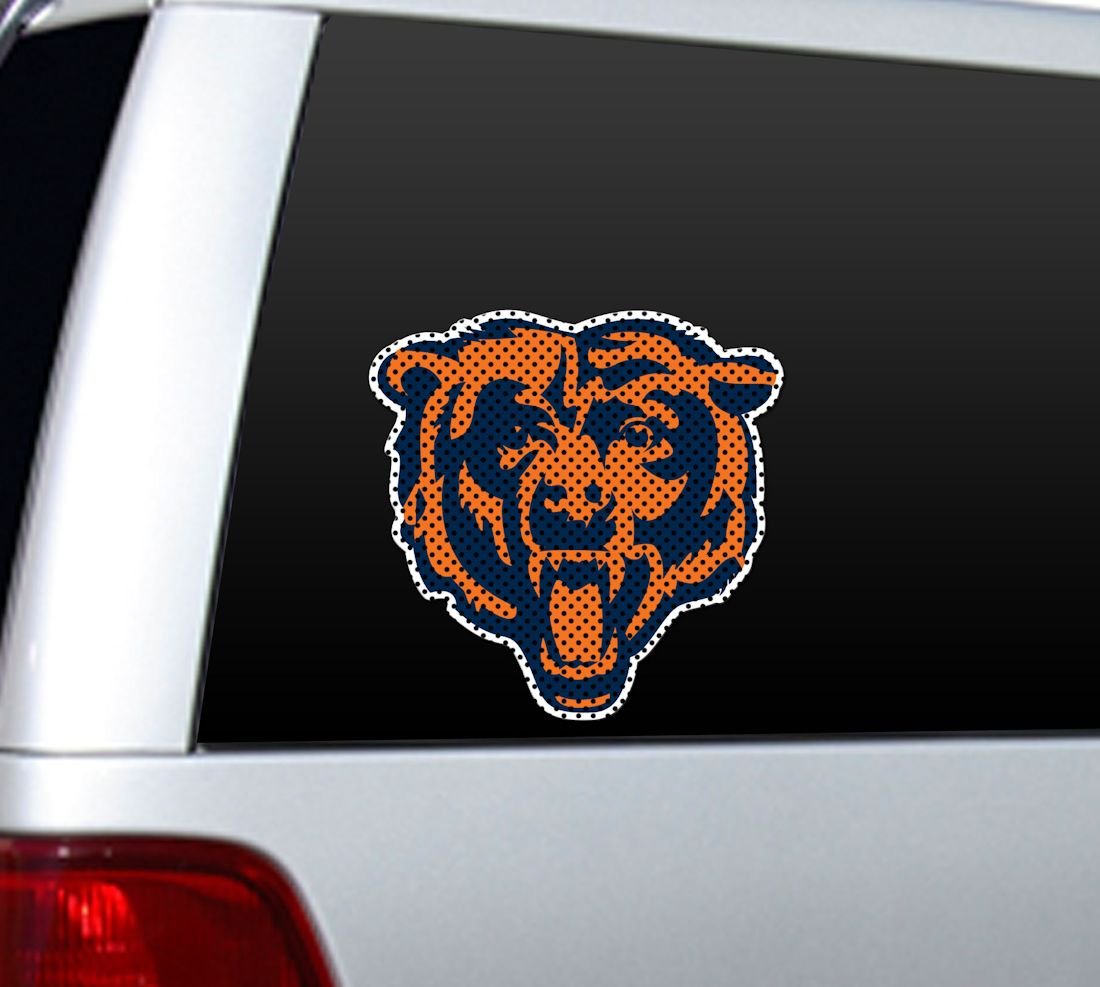 Fremont Die NFL Chicago Bears Window Film, Large: 12
