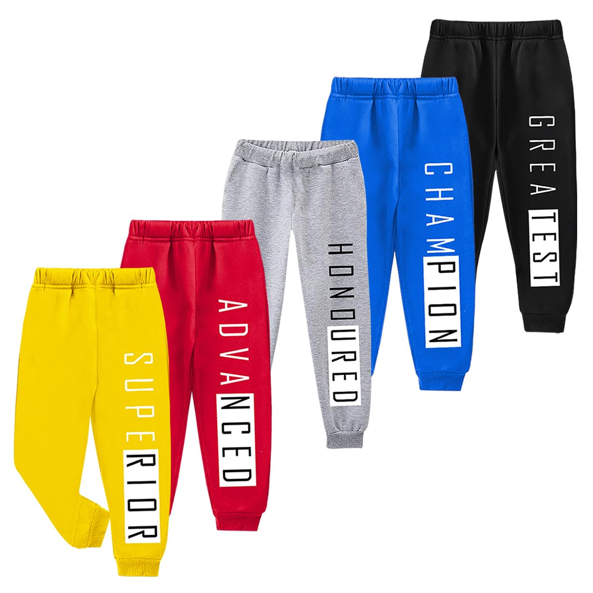 Kuchipoo Boys Track Pants - Pack of 5-image-26