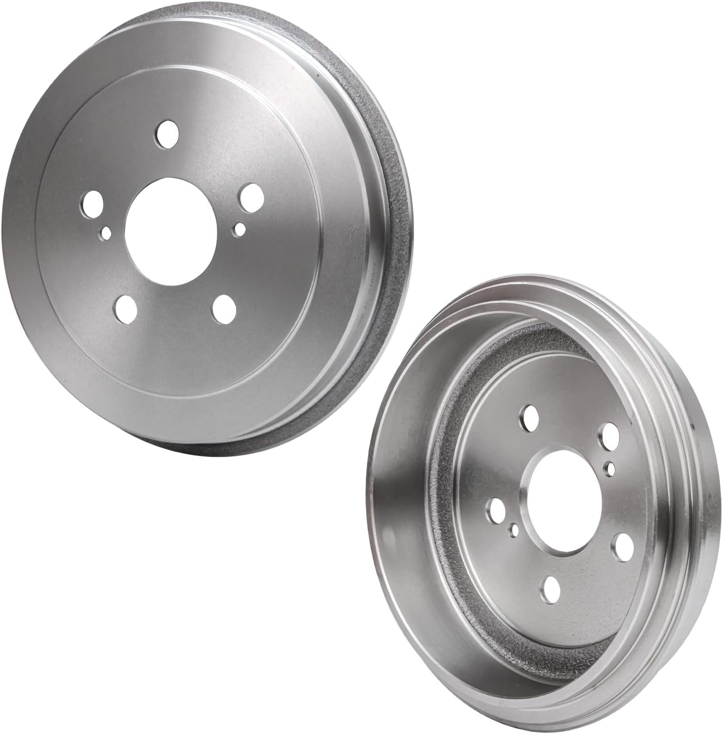 Detroit Axle - Rear Brake Kit for 02-08 Toyota Corolla Replacement Brake Drums 2002 2003 2004 2005 2006 2007 2008 Semi-metallic Brakes Shoes