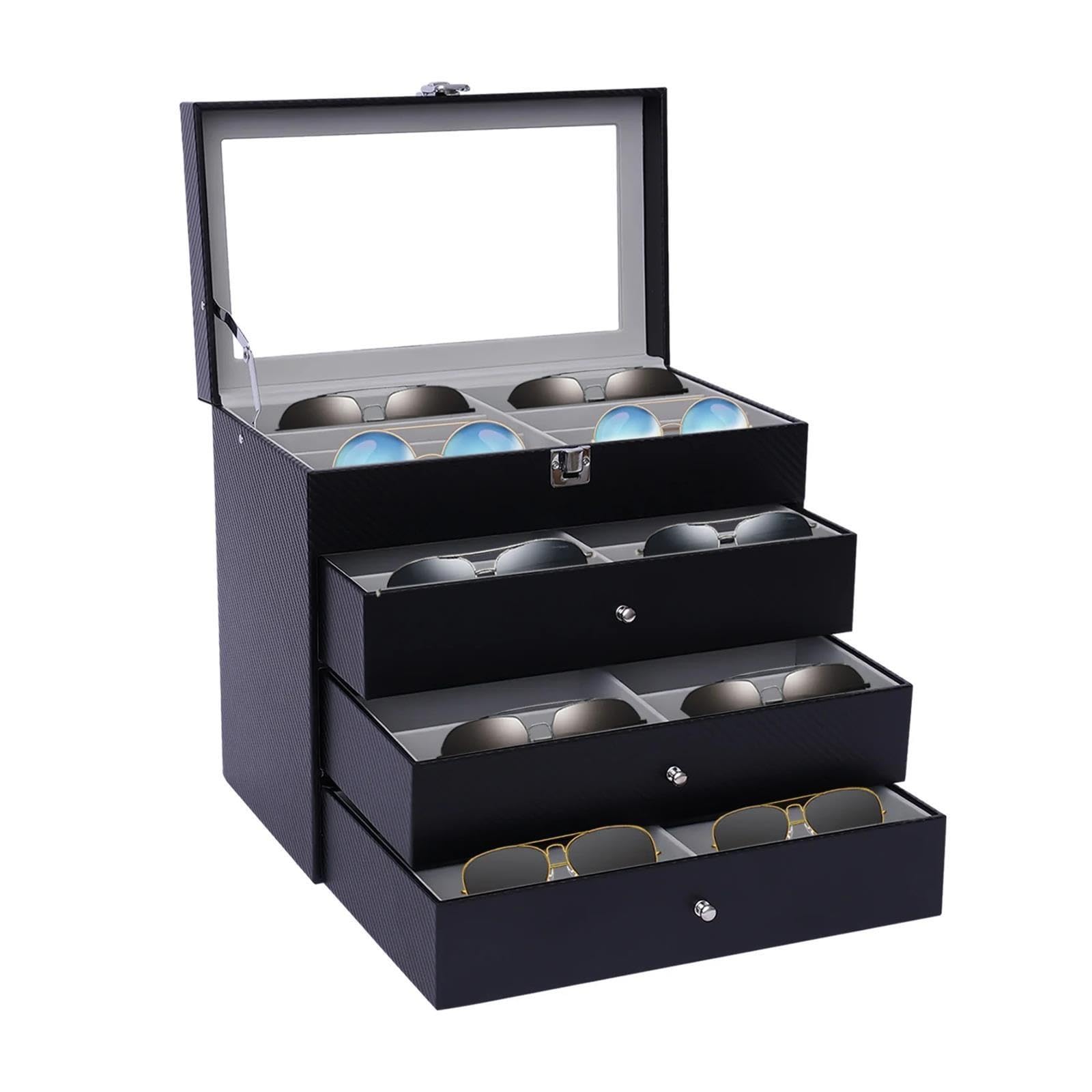 Organizador de gafas de sol Caja organizadora de gafas sol 4 capas
