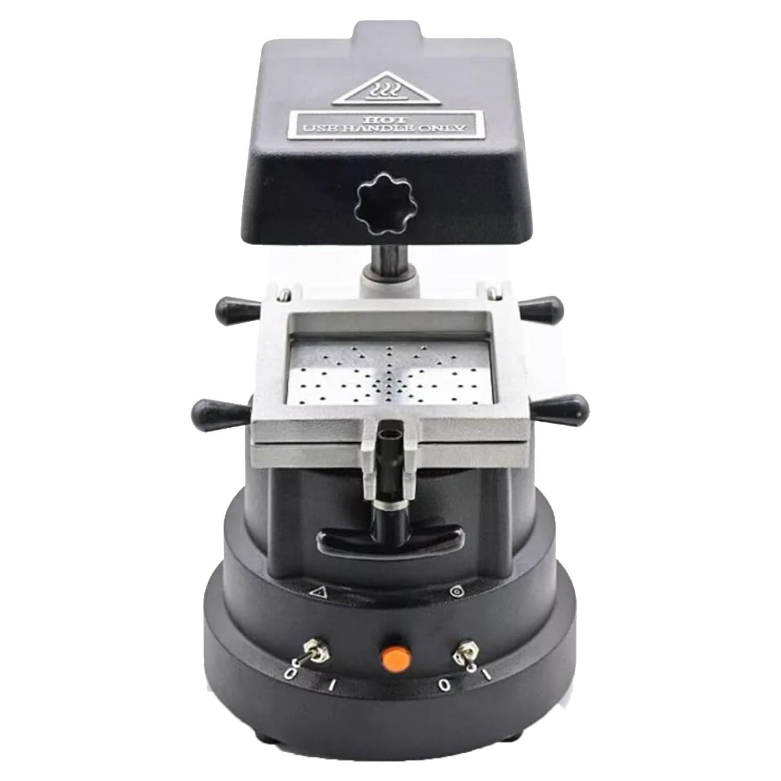 Macchina per termoformatura dentale per apparecchi ortodontici, apparecchiatura da laboratorio per termoformatura con adsorbimento potenziato, ideale per cliniche e esperimenti odontoiatrici.