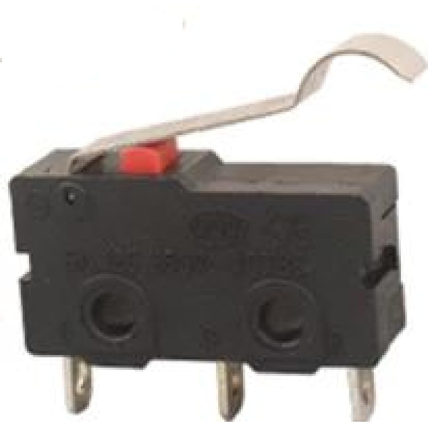 Micro Switch KW11-3Z, 10 Pack, 2/3 Pin NO/NC Mini Limit Switch with Roller Arc Lever, 5A 250VAC Rated, Black (KW11-3Z-4)