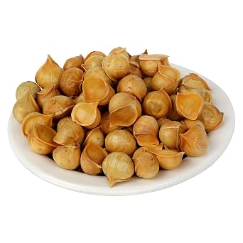 BHAVIKA CREATION Kashmiri Mountain Garlic, Premium Allium Sativum Bulbs, Natural Dried Whole Cloves, 200 Grams