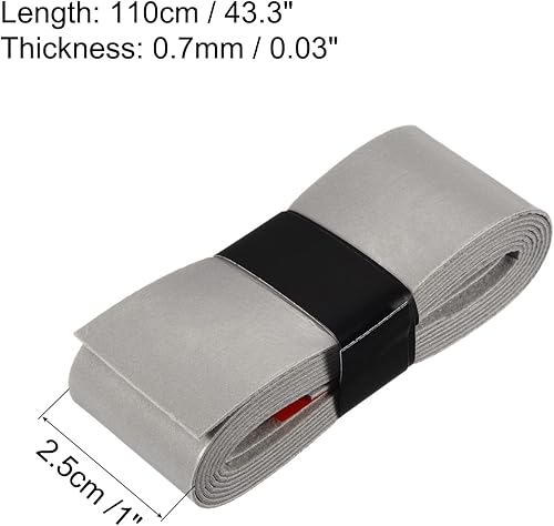 Miniatura 3 de PATIKIL Cintas de agarre para raqueta de tenis, poliuretano con agarre elástico, antideslizante, absorbe el sudor para caña de pescar de bádminton