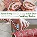 Regency Wraps Butchers Cooking Twine, Heavy Duty, 1200 ft,16 Ply, 2.4mm, Food-Safe Cotton Kitchen String for Turkey Trussing, Meat Prep, Crafting, Natural, Pack of 1