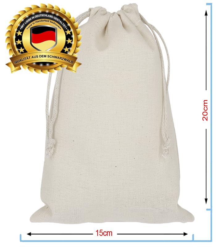 Adventskalender zum Befüllen, 24 Stoffbeutel, Bedruckt 20x15 Groß, Hund, Hunde, Weihnachten Geschenksäckchen, Säckchen, DIY Selber Befüllen, Weihnachtskalender