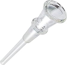 GHODT Chillum Glas 14.5 Schliff 13cm Länge - großes Loch - für Jede gängige Bong
