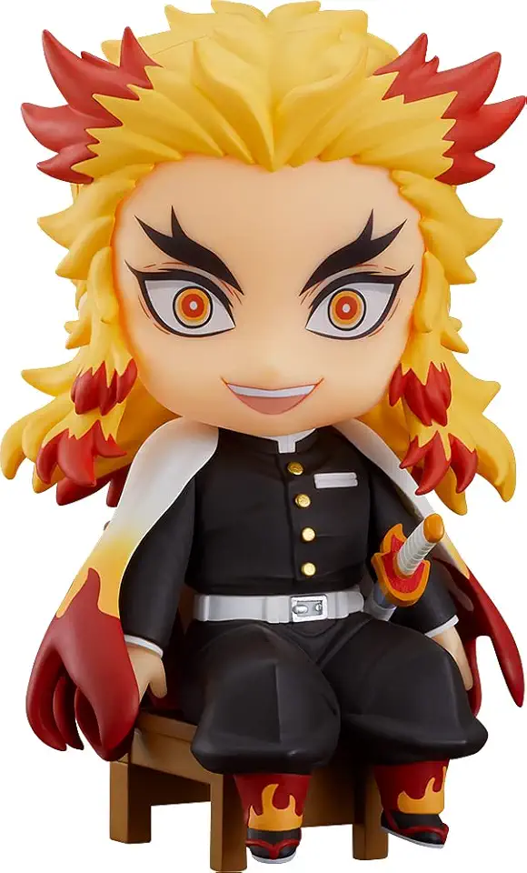 Good Smile Demon Slayer: Kimetsu no Yaiba: Kyojuro Rengoku Nendoroid Swacchao! Action Figure, Multicolor