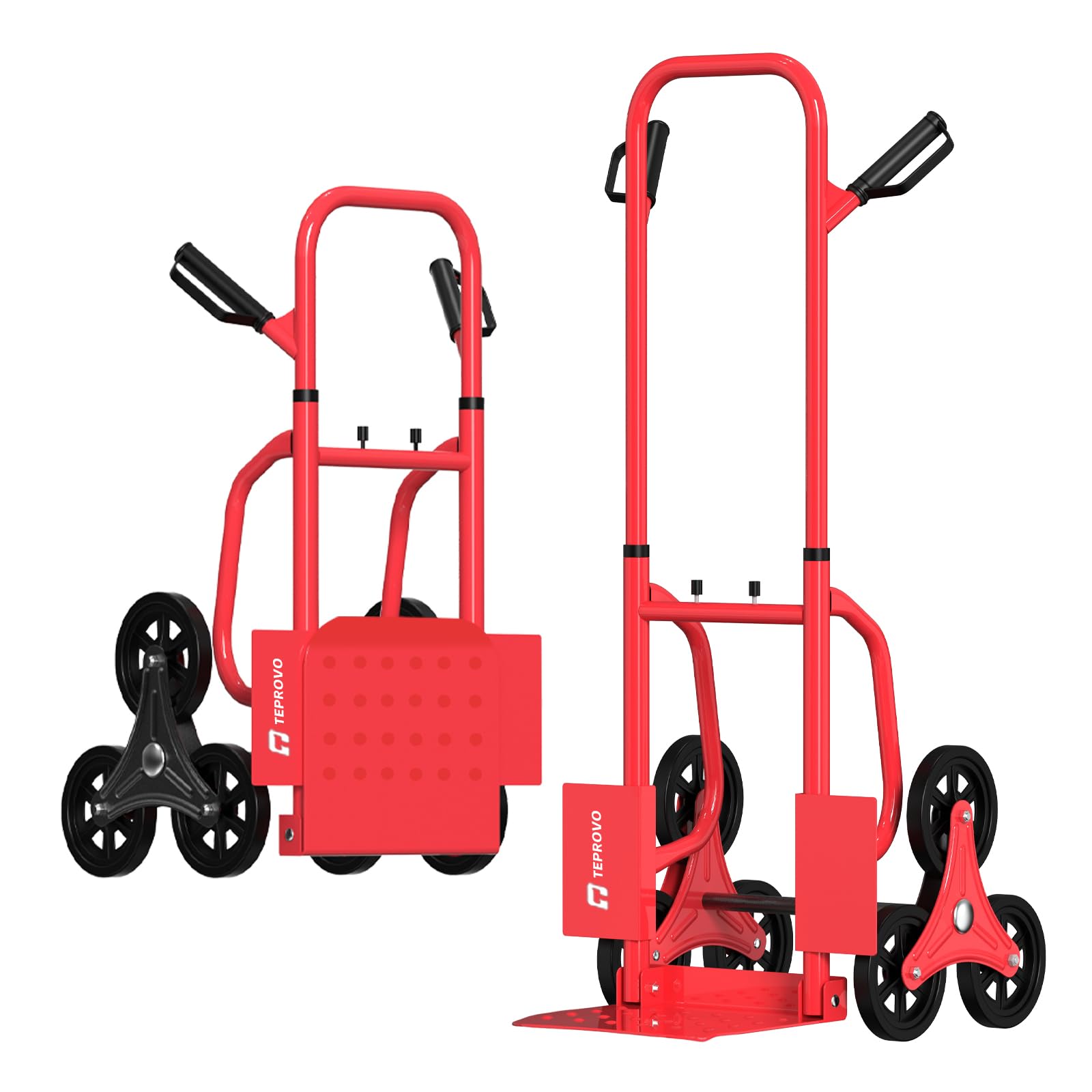 Teprovo Stair Climbing Hand Truck 440lbs 