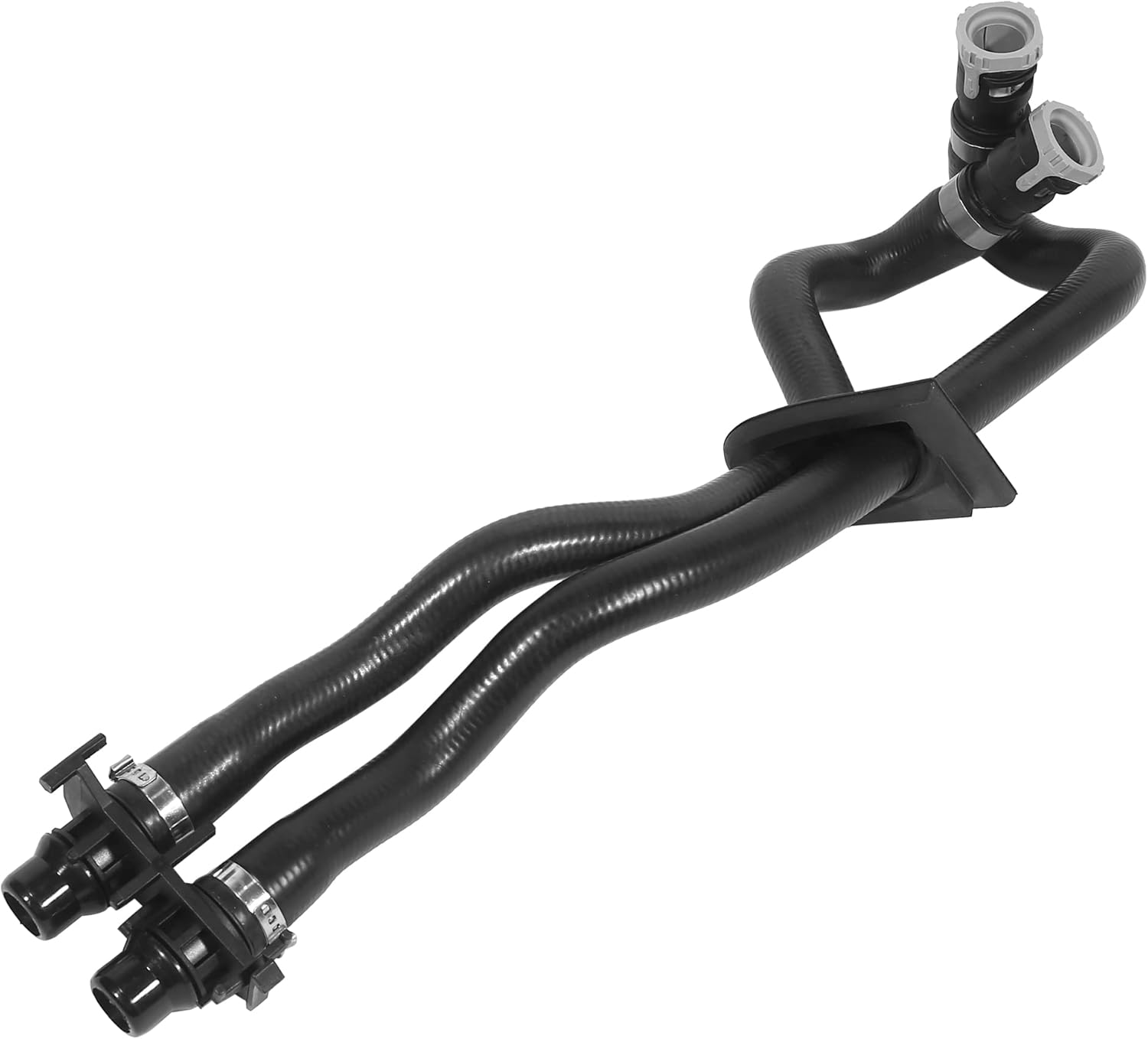 X AUTOHAUX Heater Water Hose LR019276 Rubber Replacement for Land Rover for Range Rover Evoque 2012-2021