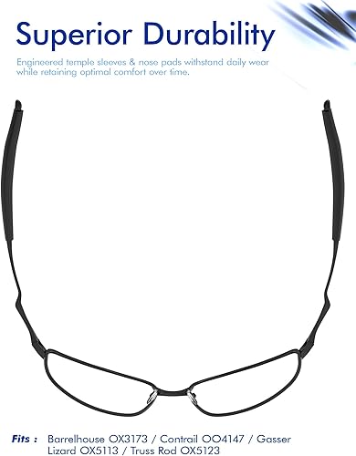 Miniatura 5 de SAUCER Almohadillas de nariz de repuesto para gafas Oakley Contrail OO4147 - 1 par