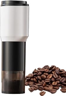Cordless Coffee Grinder, Portable Coffee Grinder, Electric Coffee Grinder, Travel Coffee Grinder, Portable Electric Burr Coffee Grinder with Adjustable Settings, Compact Cordless Grinders | Liten elektrisk uppladdningsbar kaffekvarn Multi Bean kaffemalning liten bärbar borrmaskin för resor