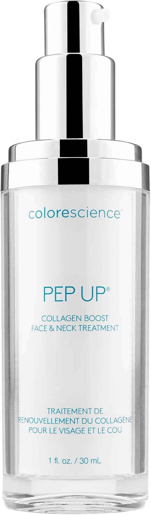 Pep Up Collagen Renewal Face & Neck Treatment, Promotes Collagen and Elastin Production, 10 Peptides to Defend Against Signs of Aging