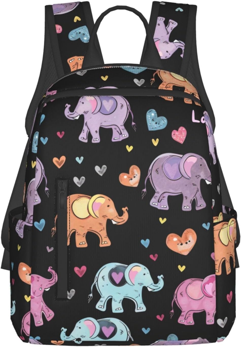 Cute Elephants Travel Backpack for Women Men Lightweight Laptop Backpack Casual Daypack Backpack Purse for Hiking Gym Camping Business