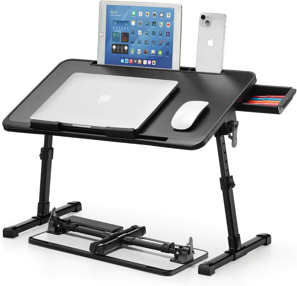 LapDesk for Bed/Sofa, Adjustable Laptop Table