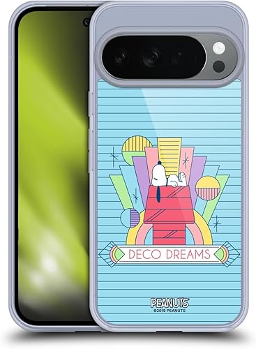 Miniatura 228 de Head Case Designs Funda de gel suave con licencia oficial de Peanuts House Snoopy Deco Dreams compatible con Samsung Galaxy S23 5G Casa,Blue